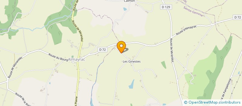 localisation de l'entreprise MASSOL CHARPENTES CONSTRUCT INDUSTRIELLE  SAINTE-GEMME