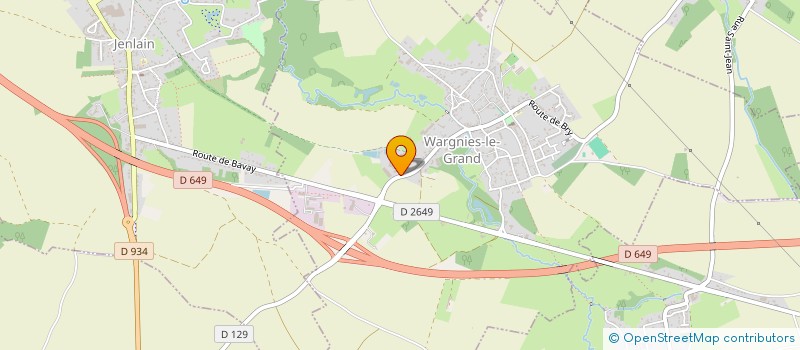 localisation de l'entreprise MASSON à WARGNIES-LE-GRAND
