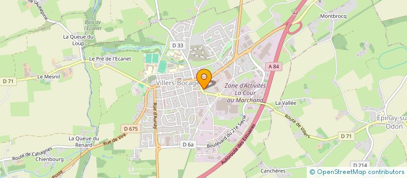 localisation de l'entreprise MASSON  VILLERS-BOCAGE