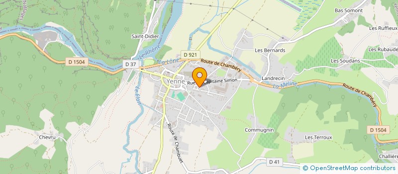 localisation de l'entreprise MASSON ALBERT ET FILS  JONGIEUX