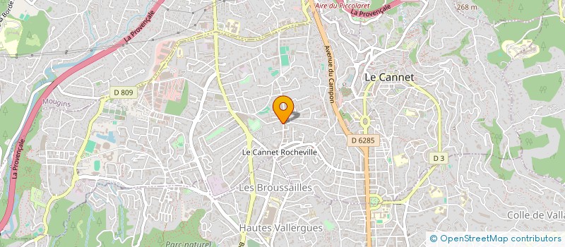 localisation de l'entreprise MASSON BATIMENT à LE CANNET