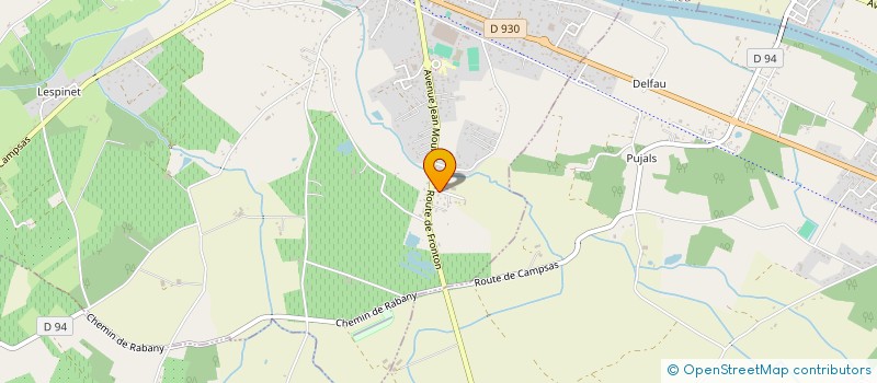 localisation de l'entreprise MASSON - BUDAI  LABASTIDE-SAINT-PIERRE