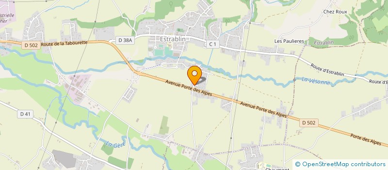 localisation de l'entreprise MASSON CONSEILS  ESTRABLIN