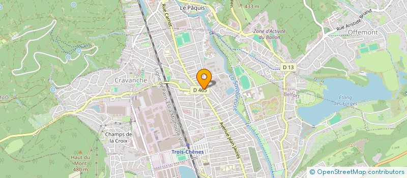localisation de l'entreprise MASSON DELPHINE  BELFORT
