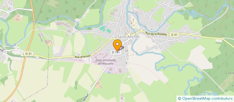 localisation de l'entreprise MASSON DETREZ à SAINT-MICHEL