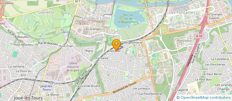localisation de l'entreprise MASSON GAILLARD  JOUE-LES-TOURS