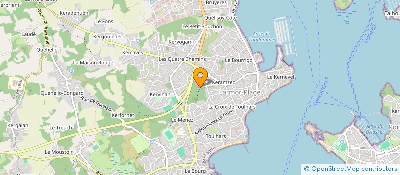 localisation de l'entreprise MASSON - HOLDING à LARMOR-PLAGE