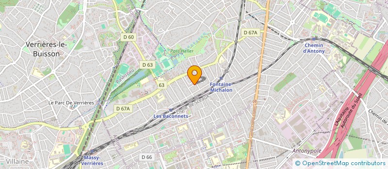 localisation de l'entreprise MASSON-LENOIR LMNP à ANTONY