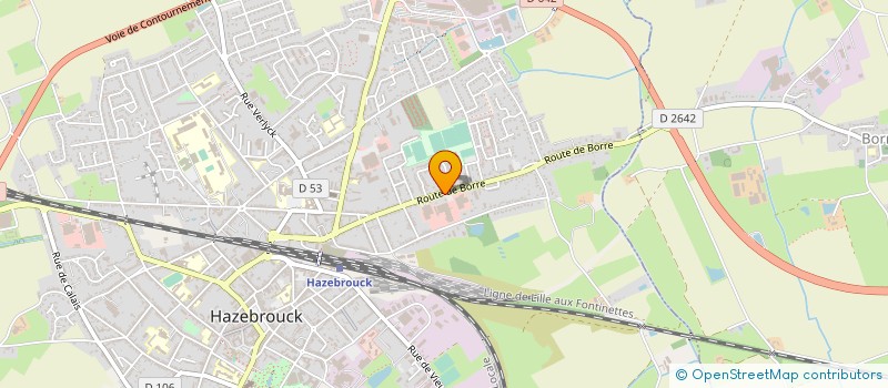 localisation de l'entreprise MASSON MATERIAUX SA à HAZEBROUCK