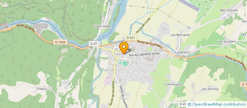 localisation de l'entreprise MASSON MATHIEU  YENNE