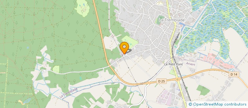 localisation de l'entreprise MASSON MERE ET FILLE  LA TREMBLADE