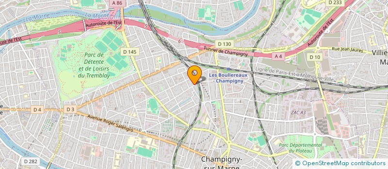 localisation de l'entreprise MASSON'S STEEL à CHAMPIGNY-SUR-MARNE