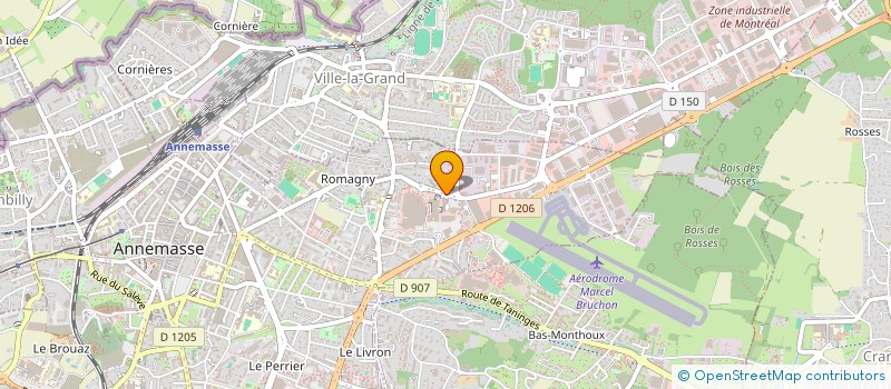 localisation de l'entreprise MASSON SA à ANNEMASSE