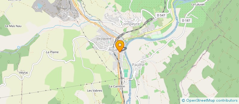 localisation de l'entreprise MASSON THIERRY ET FILS  PAULHE