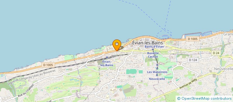 localisation de l'entreprise MASSONAZ SEVERINE ET LAURENT  EVIAN-LES-BAINS