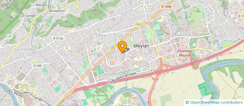 localisation de l'entreprise MASSONNAT CONSEIL & ASSURANCE à MEYLAN