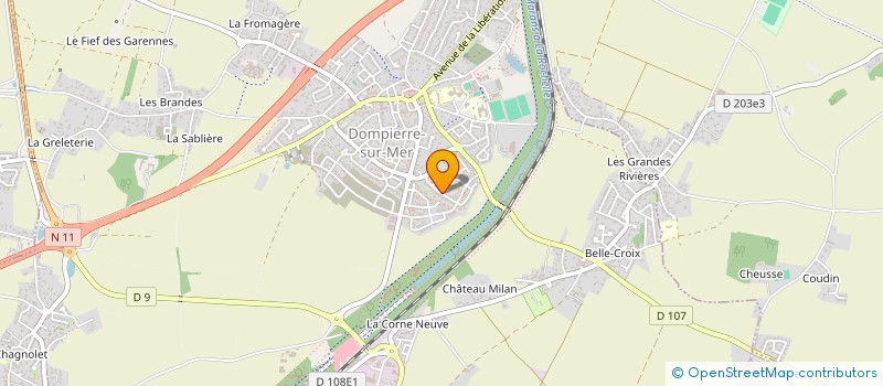 localisation de l'entreprise MASSONNET  DOMPIERRE-SUR-MER