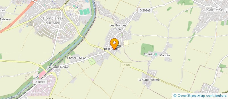 localisation de l'entreprise MASSONNET ET FILS à DOMPIERRE-SUR-MER