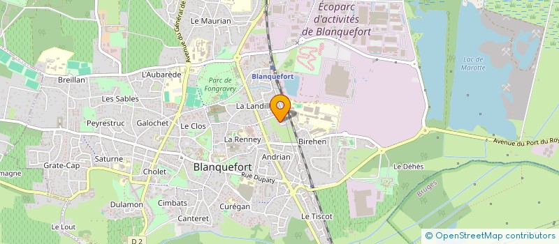 localisation de l'entreprise MASSOSTEO à BLANQUEFORT