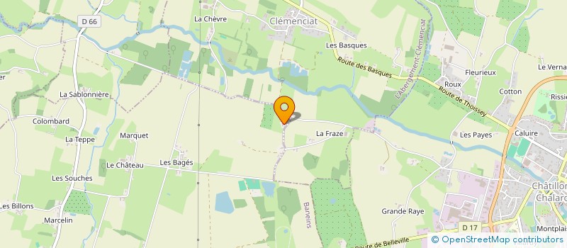 localisation de l'entreprise MASSOT TP  BANEINS