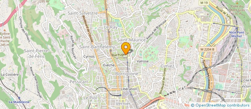 localisation de l'entreprise MASSOULIER GESTION à NICE