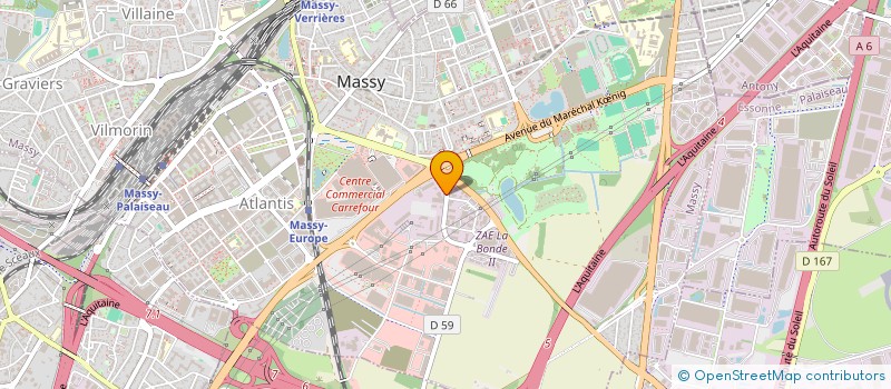 localisation de l'entreprise MASSOUTRE LOCATIONS à MASSY