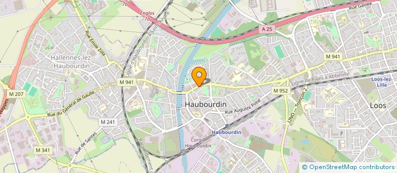 localisation de l'entreprise MASSRIL  HAUBOURDIN