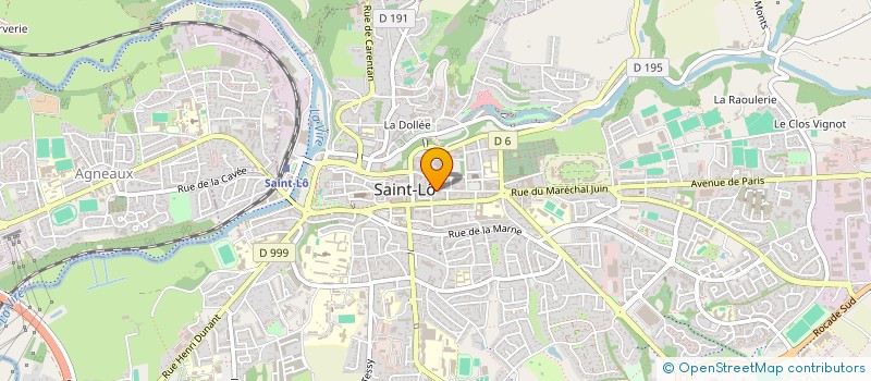 localisation de l'entreprise MASSUE - HELAINE  SAINT-LO