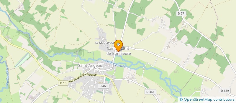 localisation de l'entreprise MASSUE IMMO à VAL-DE-BONNIEURE