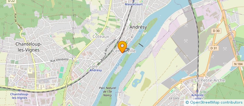 localisation de l'entreprise MASSY 1  ANDRESY