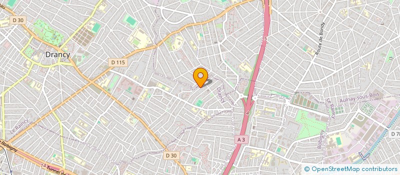localisation de l'entreprise MASSY à DRANCY