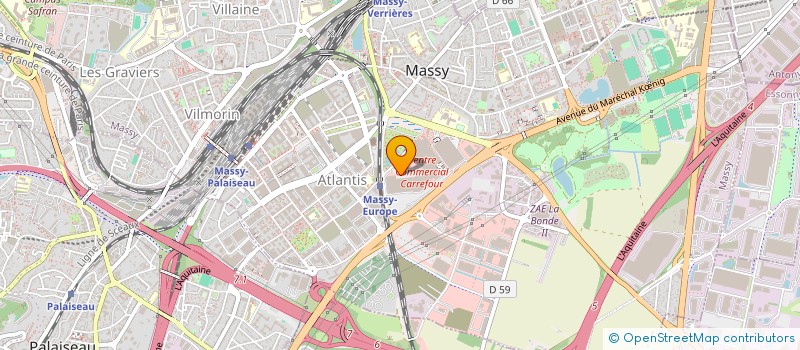 localisation de l'entreprise MASSY 91 SARL à MASSY