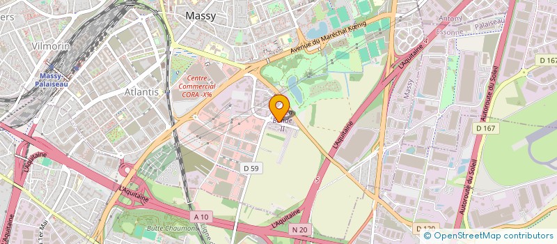 localisation de l'entreprise MASSY CARRELAGE à MASSY