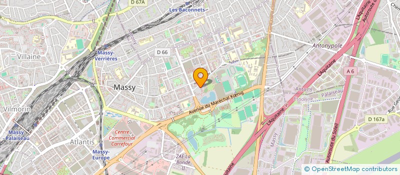 localisation de l'entreprise MASSY MARCHE à MASSY