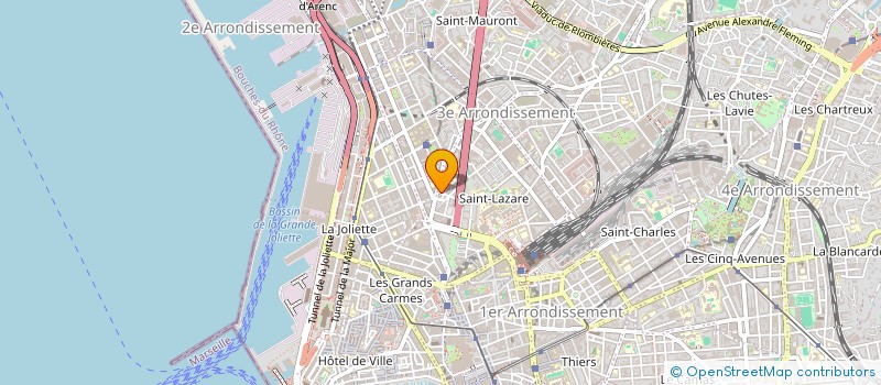 localisation de l'entreprise MASSY SERVICE à MARSEILLE 3EME