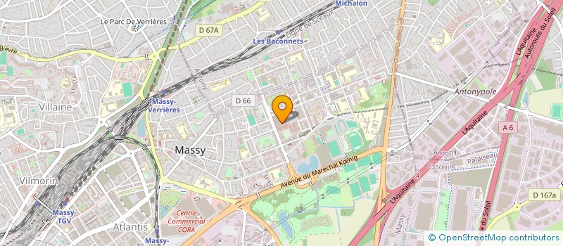 localisation de l'entreprise MASSYCOIF à MASSY