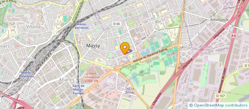 localisation de l'entreprise MASSYDIS à MASSY
