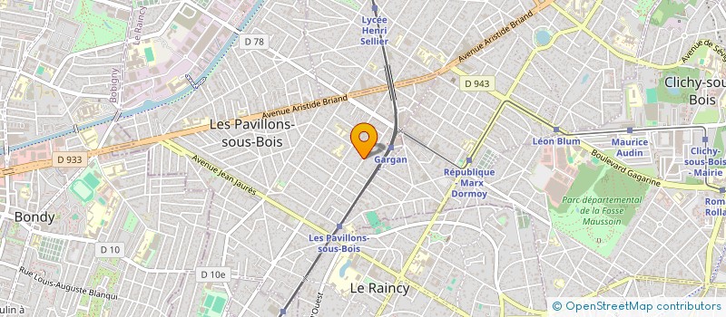 localisation de l'entreprise MASSYL TRANSPORT à LES PAVILLONS-SOUS-BOIS