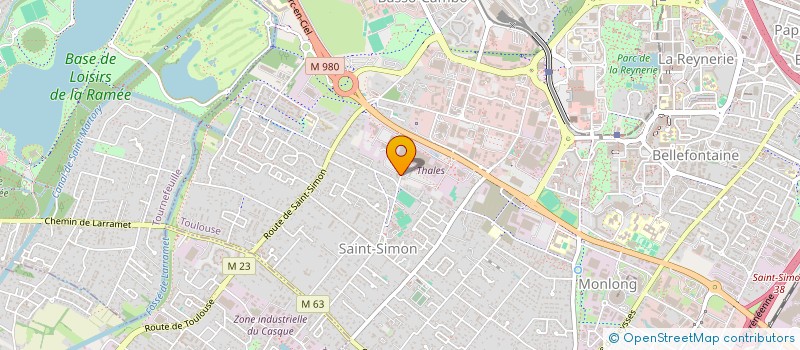 localisation de l'entreprise MAST GESTION à TOULOUSE