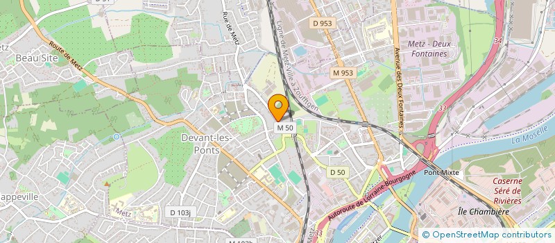 localisation de l'entreprise MAST II  METZ