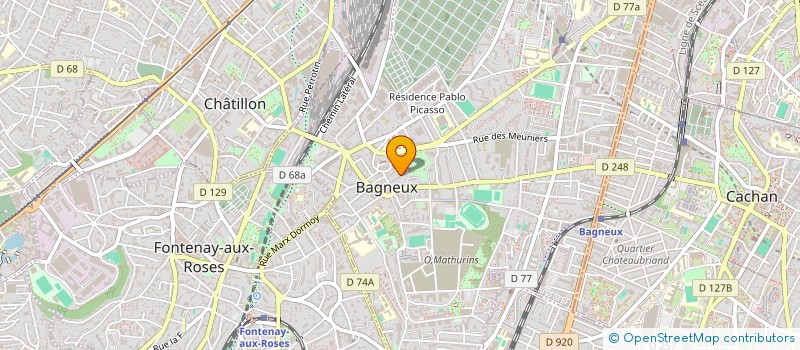 localisation de l'entreprise MASTA LOCATION à BAGNEUX