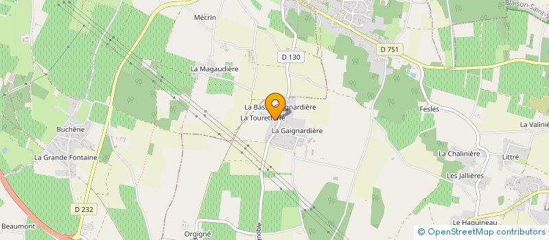 localisation de l'entreprise MASTAC  LES GARENNES SUR LOIRE