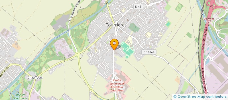 localisation de l'entreprise MASTAIN  COURRIERES