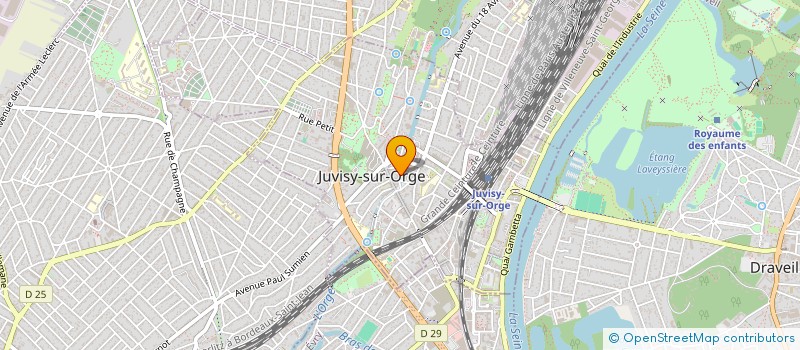 localisation de l'entreprise MASTAN IMMOBILIER à JUVISY-SUR-ORGE
