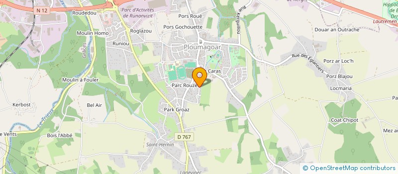 localisation de l'entreprise MASTEBIEN  PLOUMAGOAR