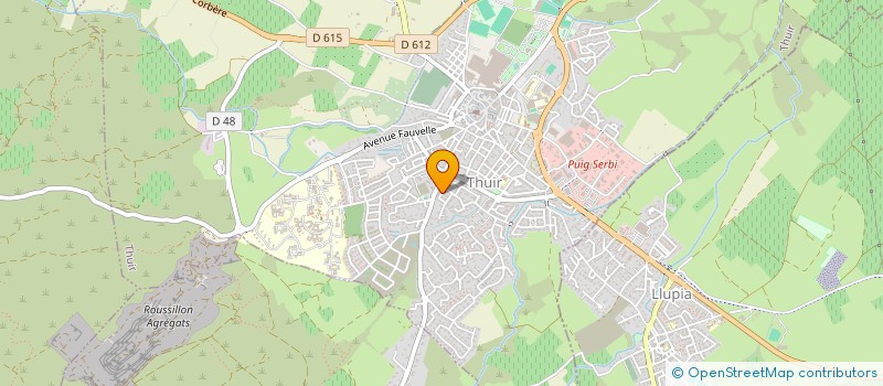 localisation de l'entreprise MASTELI  THUIR