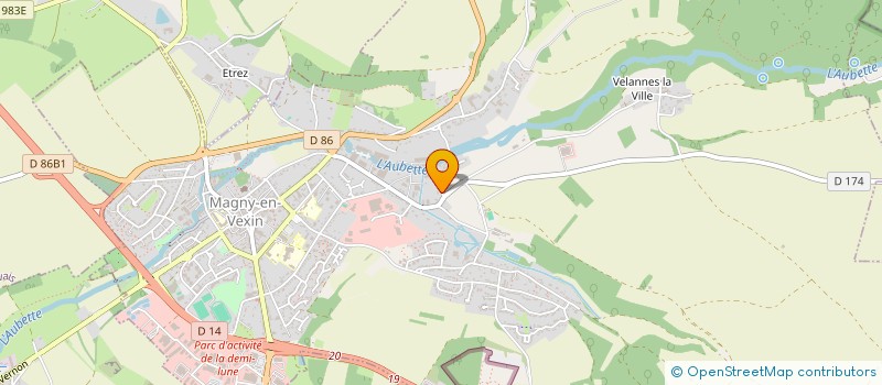 localisation de l'entreprise MASTELLEY  MAGNY-EN-VEXIN