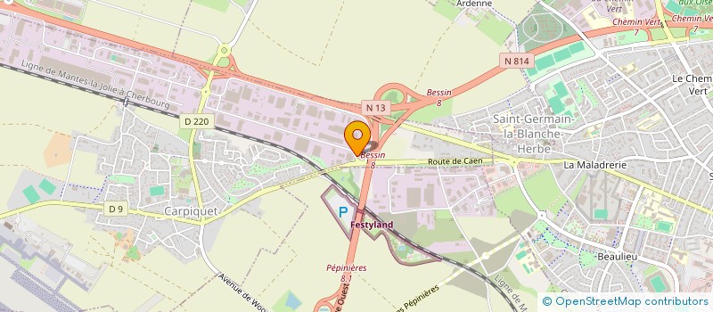 localisation de l'entreprise MASTELLOTTO  CARPIQUET