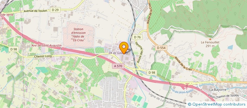 localisation de l'entreprise MASTELZO  LA CRAU