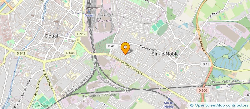 localisation de l'entreprise MASTENOLI  SIN-LE-NOBLE